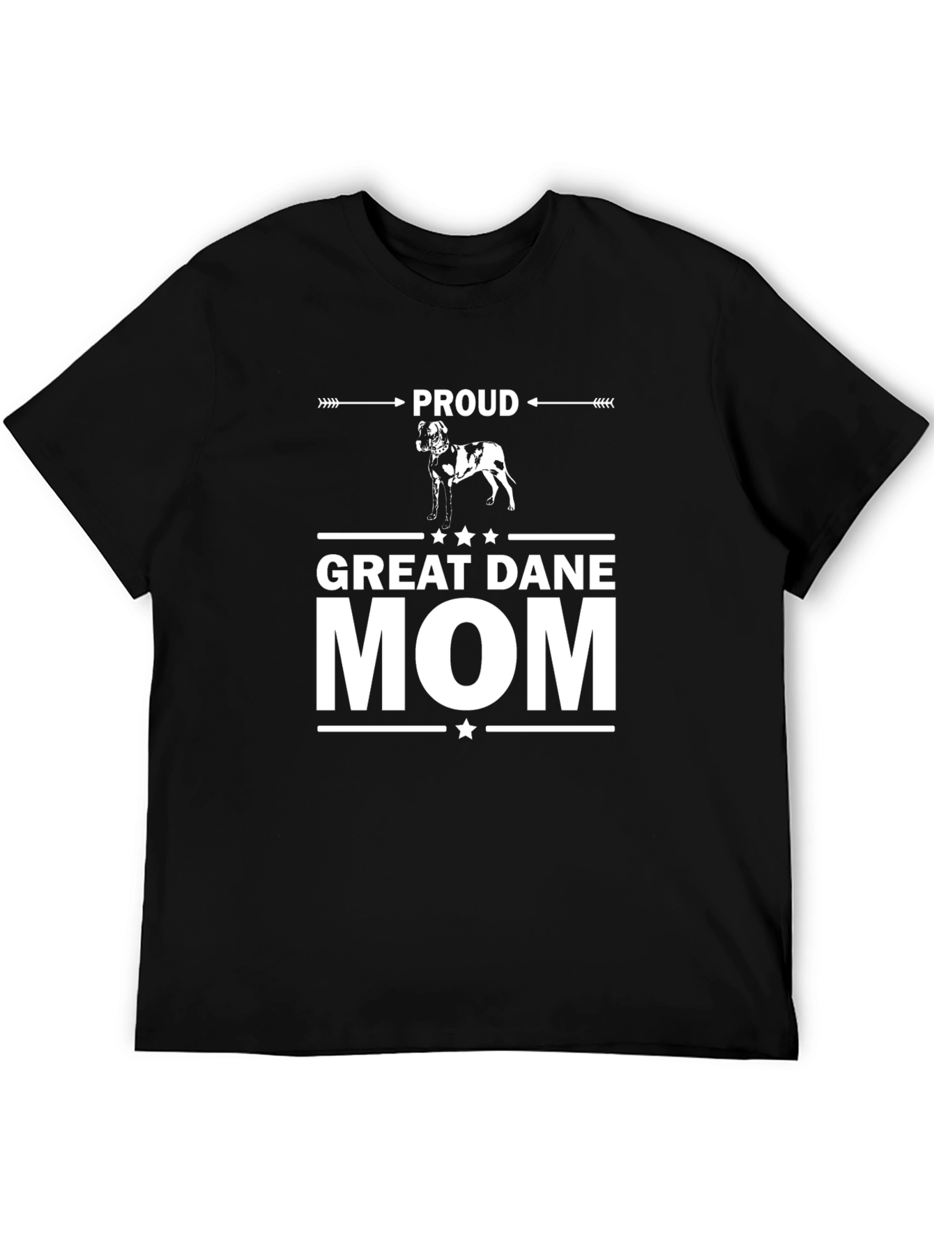 Proud Great Dane Mom Graphic T-Shirt