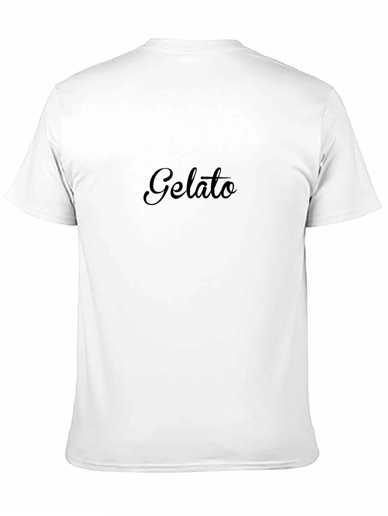 Gelato Print Black T-Shirt - Casual Comfort