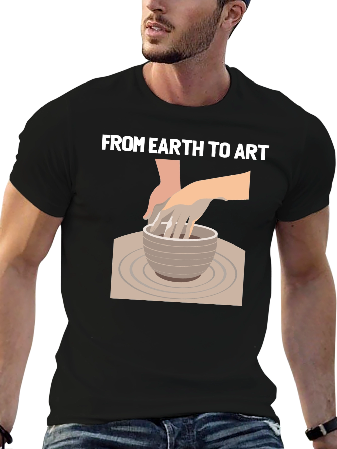 From Earth to Art Black T-Shirt