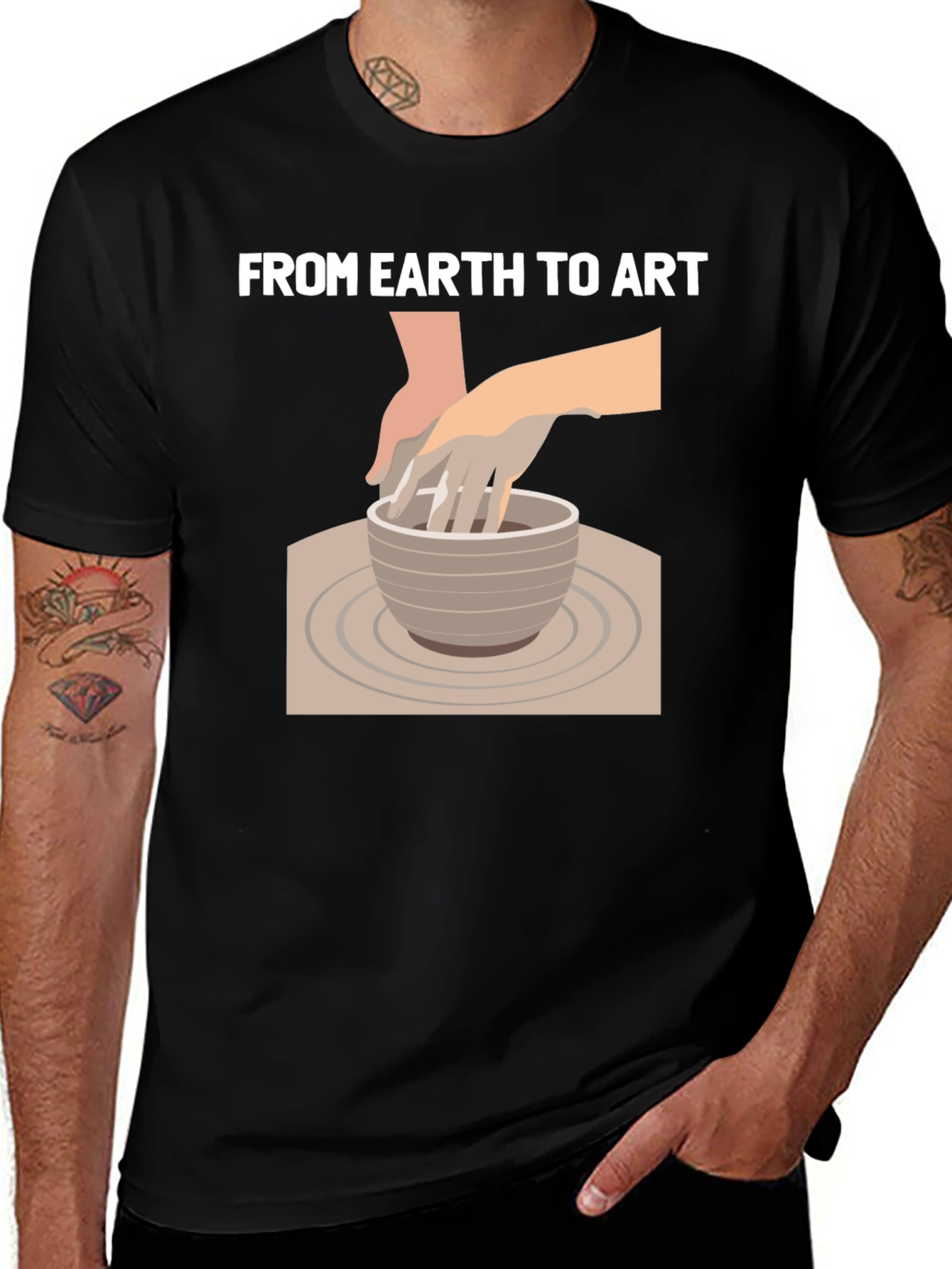 From Earth to Art Black T-Shirt