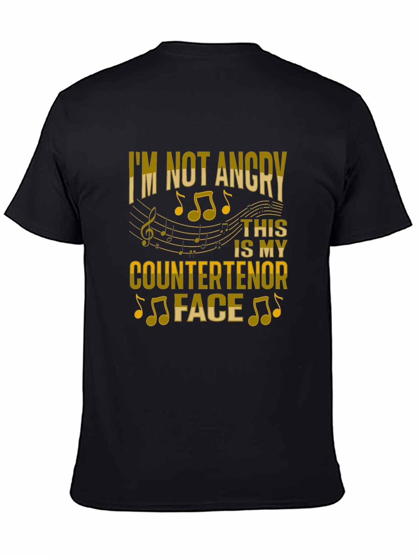 Countertenor Face T-Shirt - Music Lover Tee
