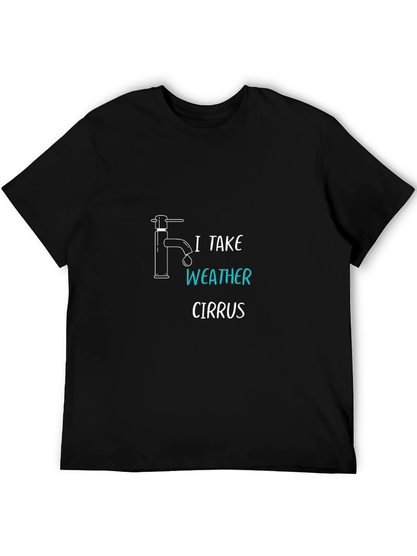 I Take Weather Cirrus T-Shirt - Novelty Graphic Tee