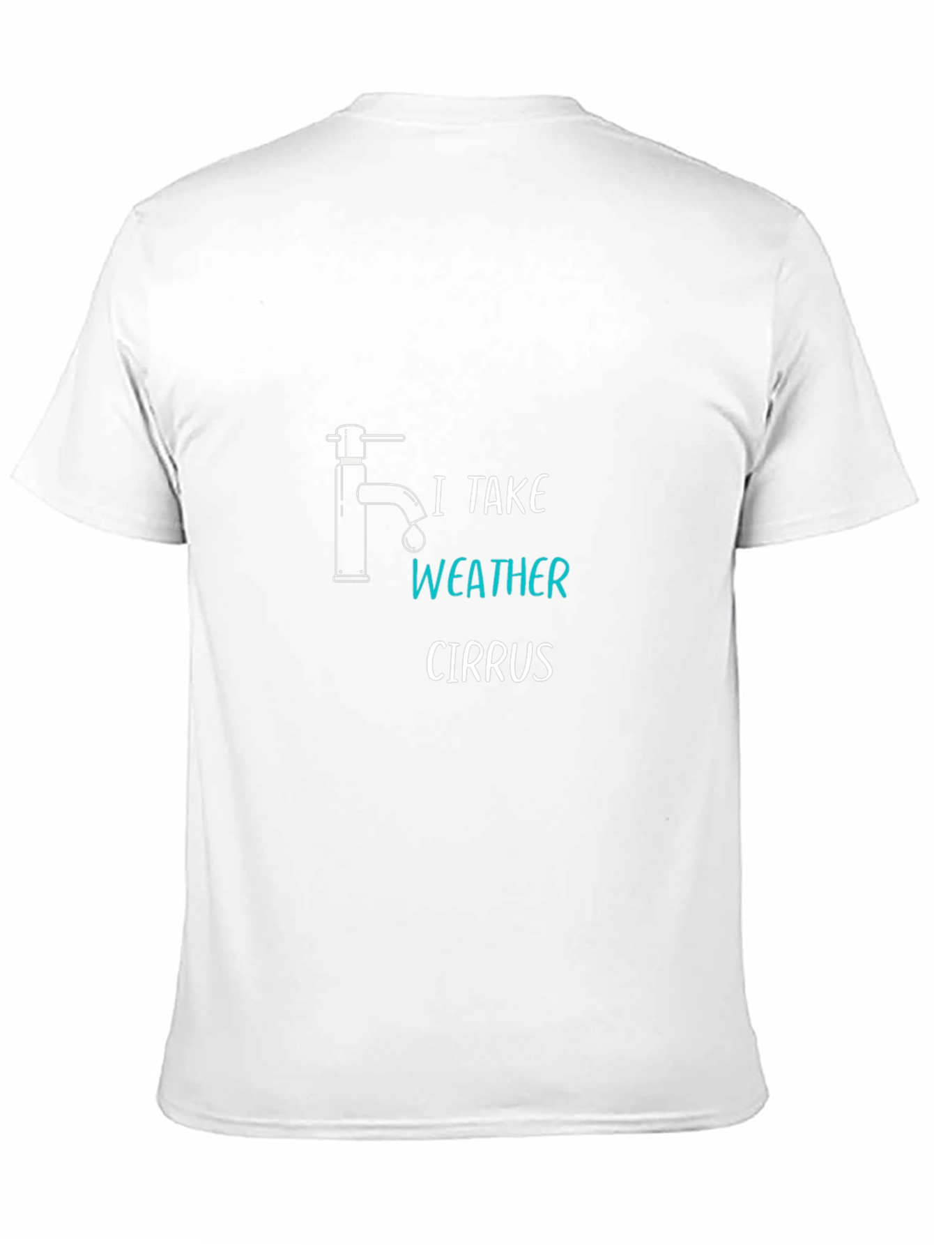 I Take Weather Cirrus T-Shirt - Novelty Graphic Tee