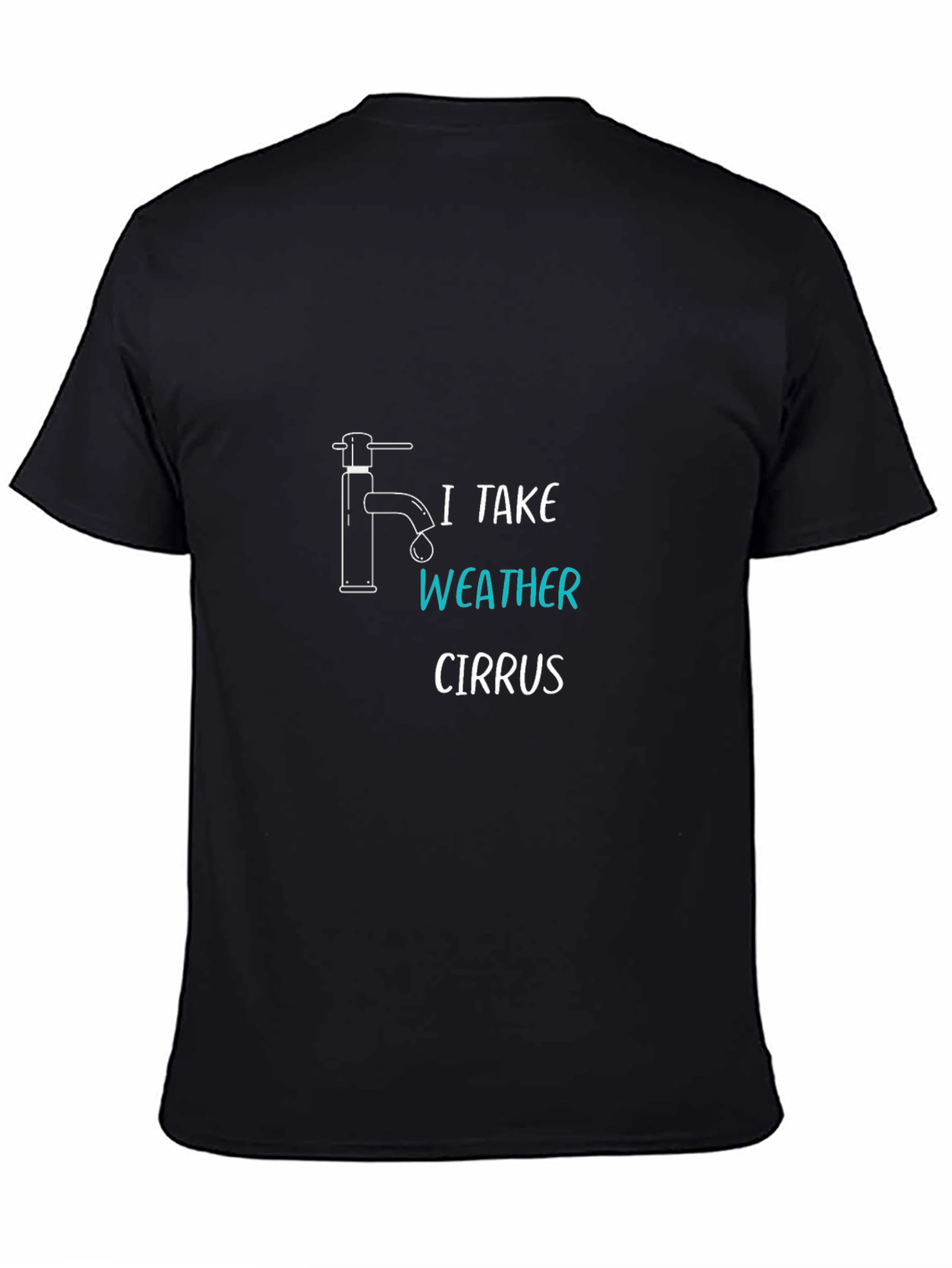 I Take Weather Cirrus T-Shirt - Novelty Graphic Tee