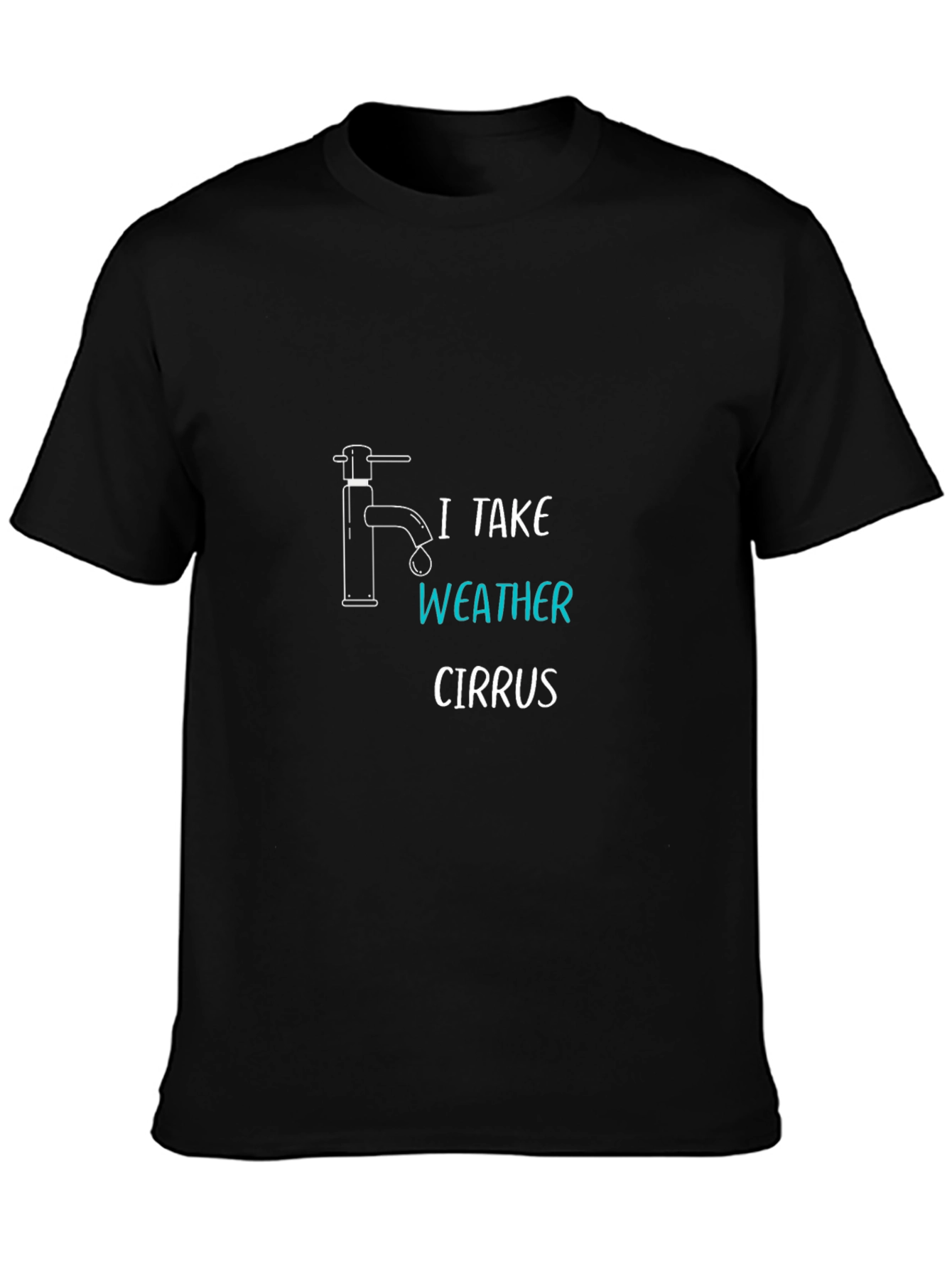 I Take Weather Cirrus T-Shirt - Novelty Graphic Tee