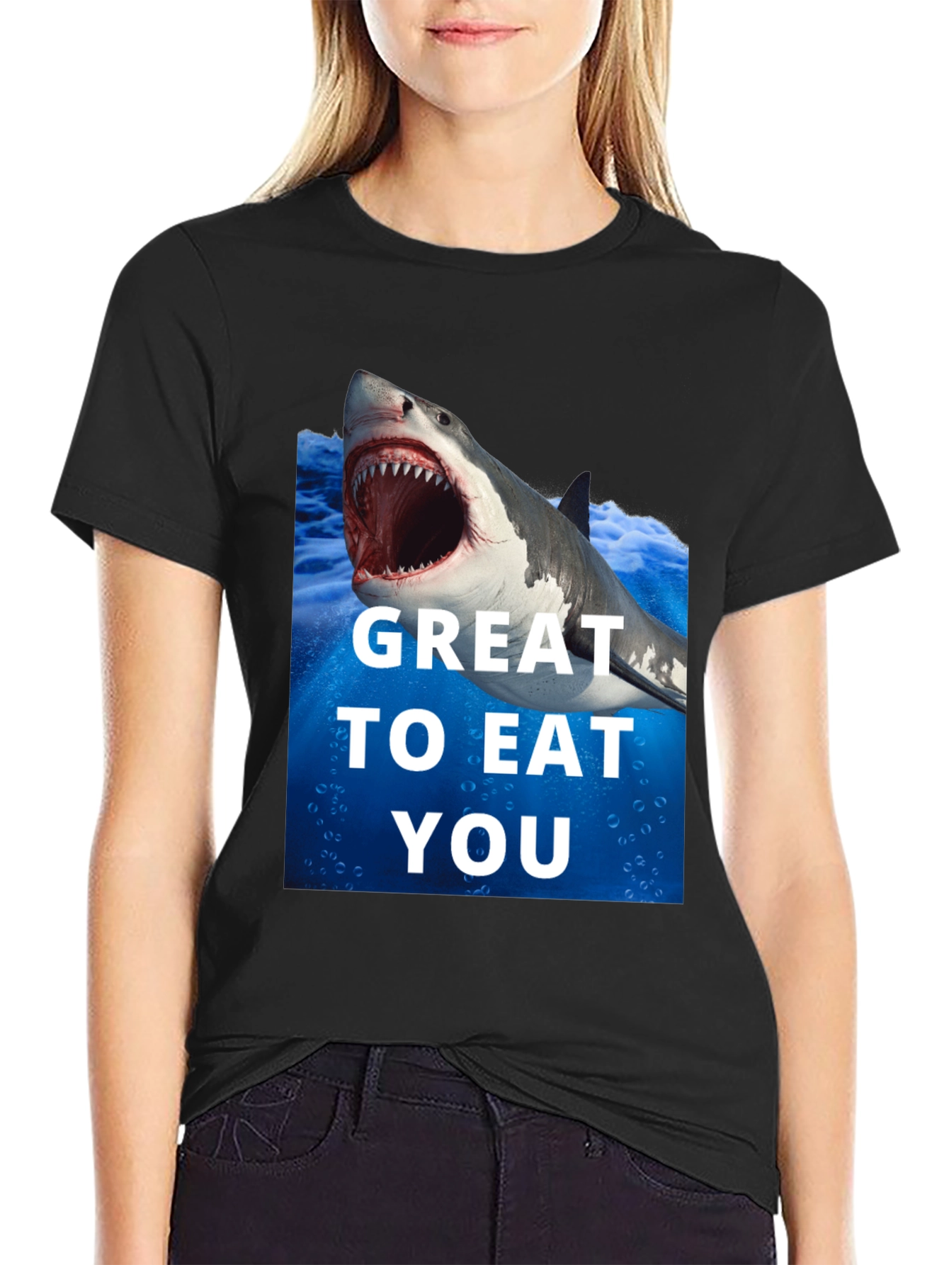 Shark Attack Graphic Tee - Great To Eat You!