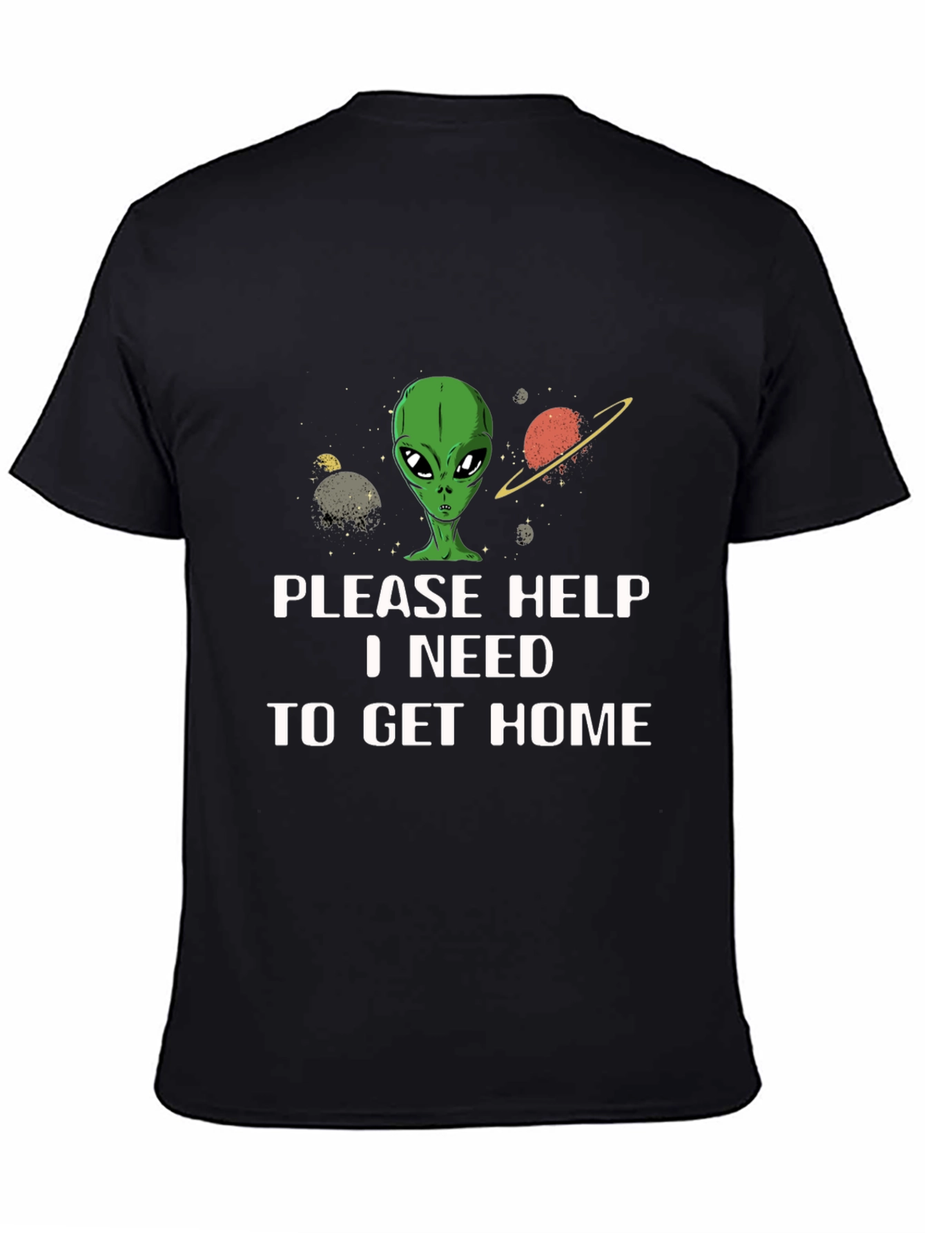 Help Alien Get Home Graphic Tee