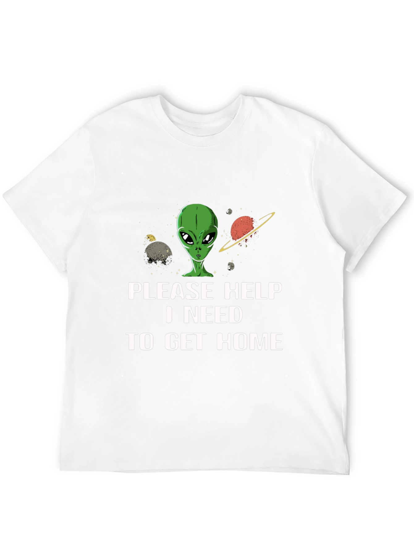 Help Alien Get Home Graphic Tee