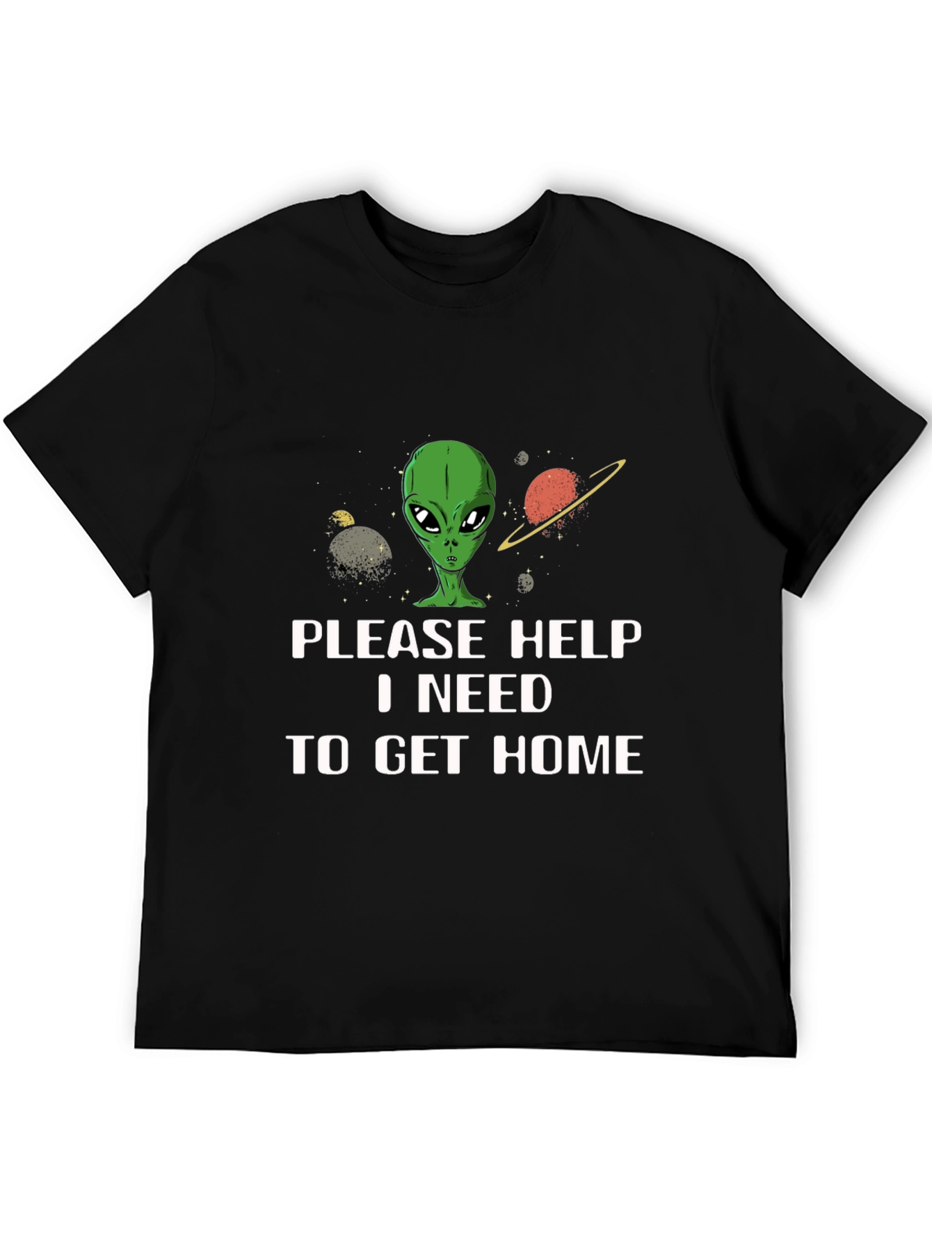 Help Alien Get Home Graphic Tee