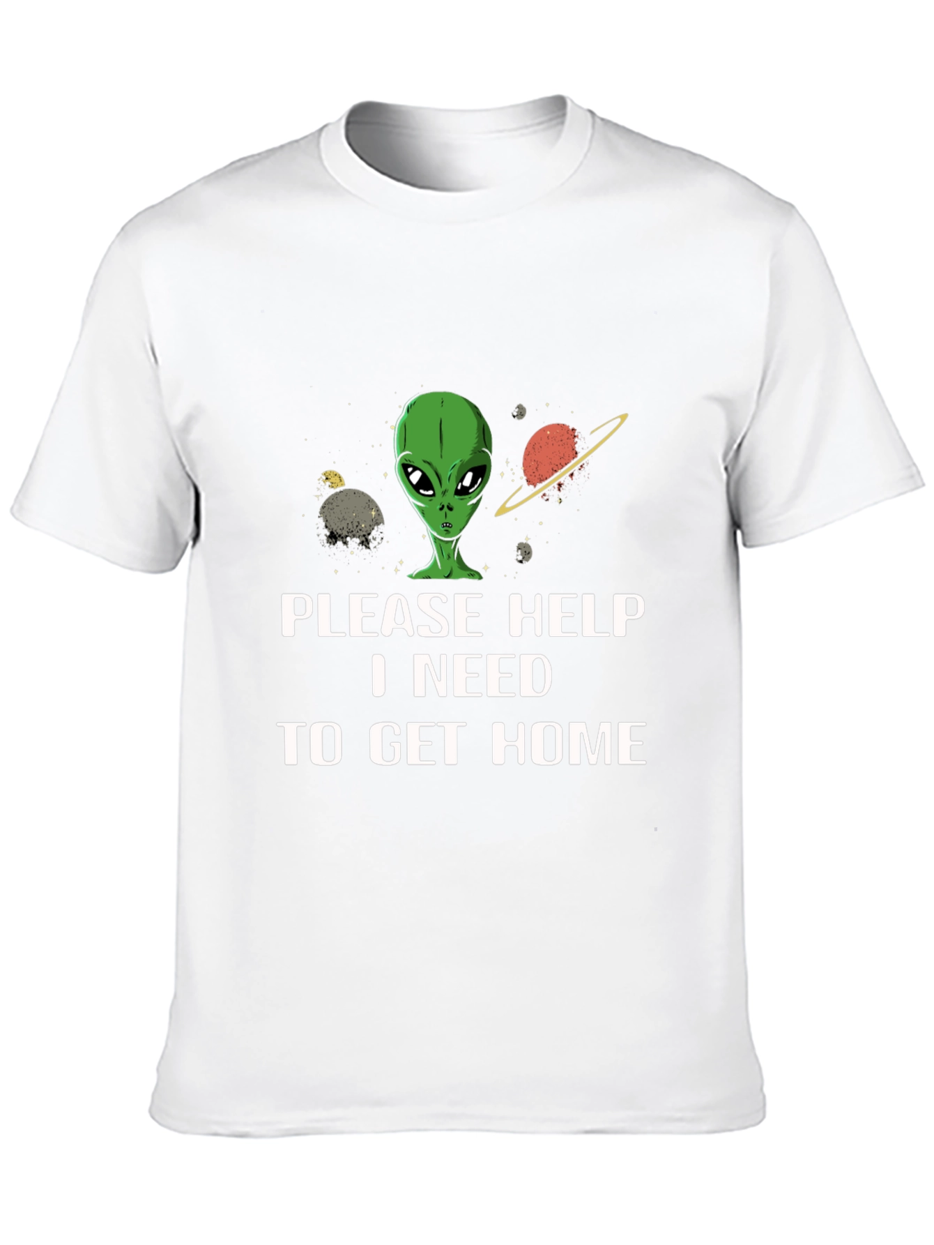 Help Alien Get Home Graphic Tee