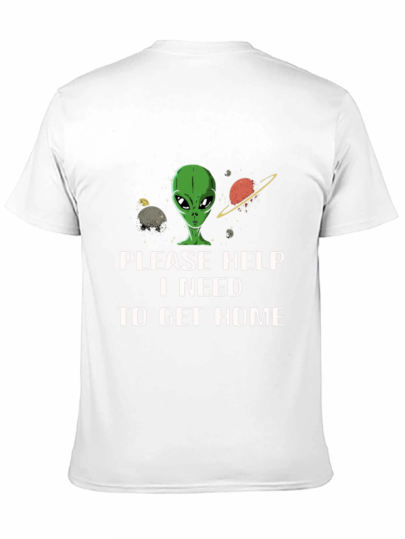 Help Alien Get Home Graphic Tee