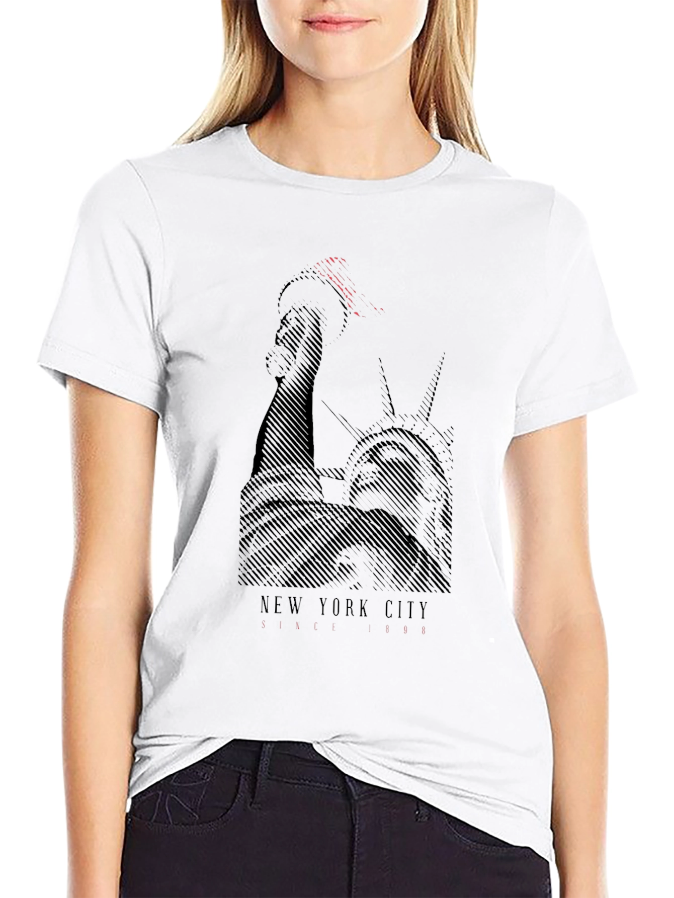 New York City Statue of Liberty Graphic Tee