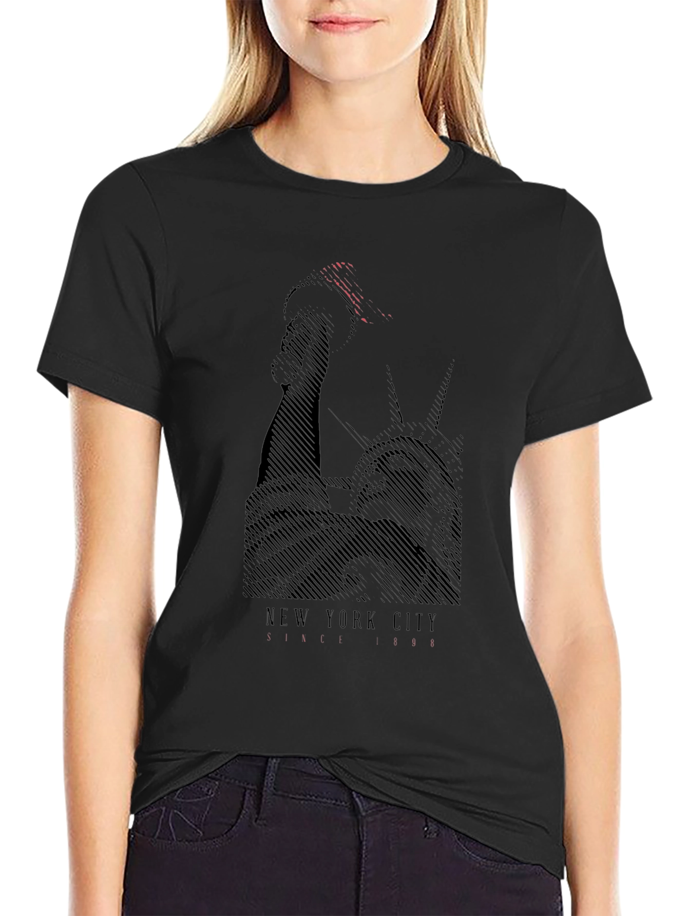 New York City Statue of Liberty Graphic Tee