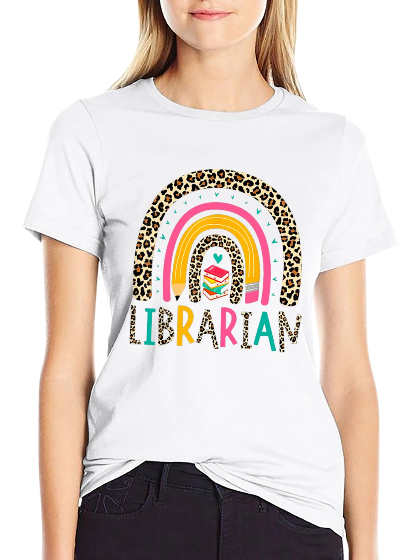 Librarian Rainbow T-Shirt