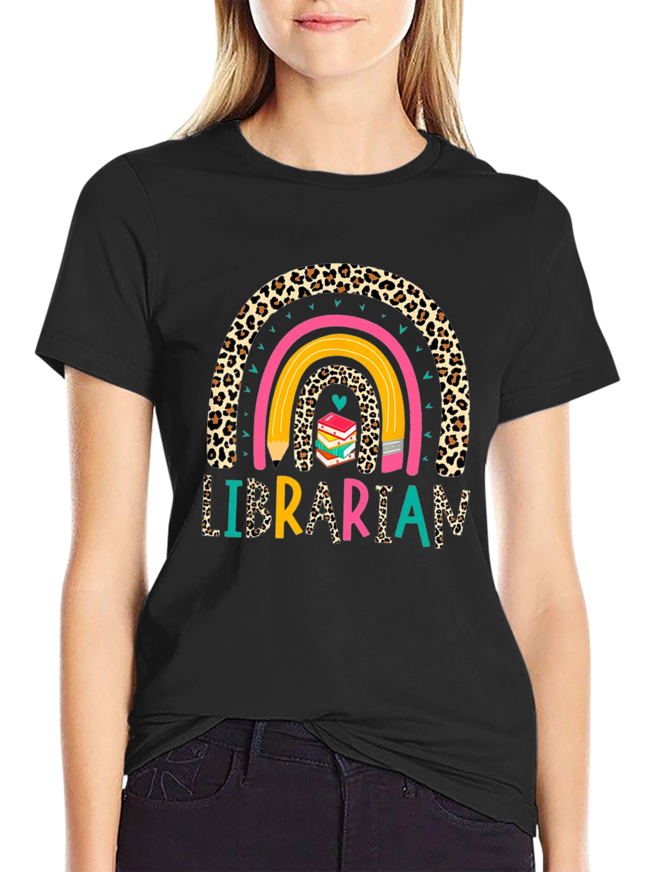 Librarian Rainbow T-Shirt