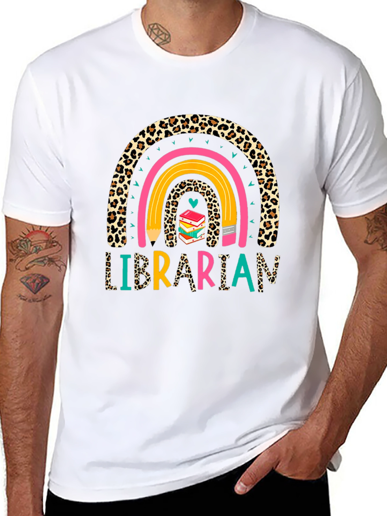 Librarian Rainbow T-Shirt