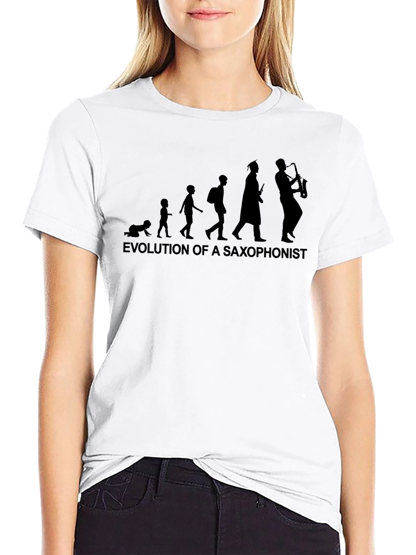 Evolution of a Saxophonist T-Shirt