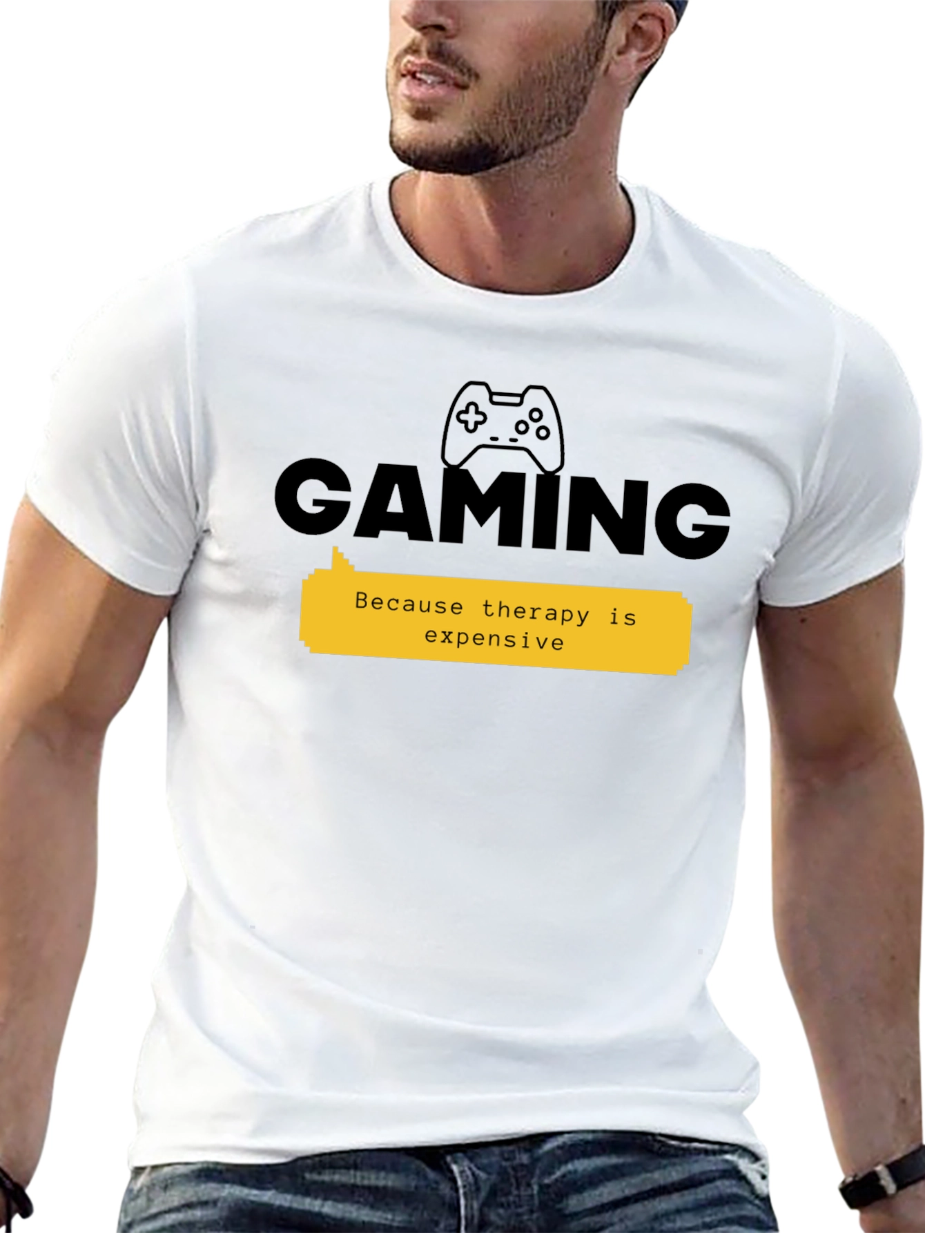 Gaming Therapy Black Tee