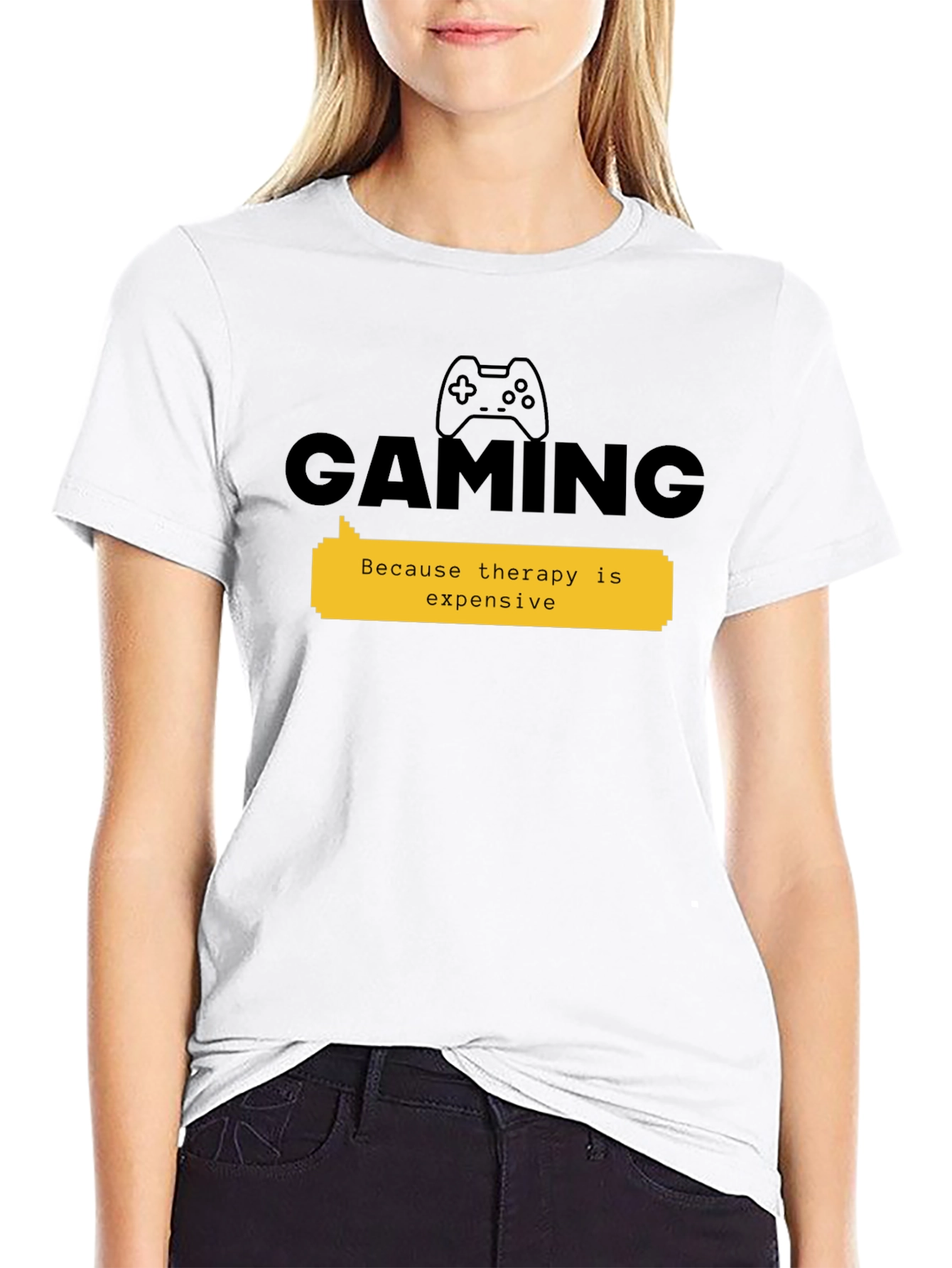 Gaming Therapy Black Tee