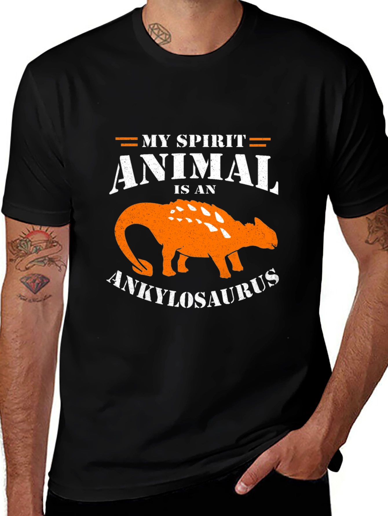 Ankylosaurus Spirit Animal Graphic T-Shirt