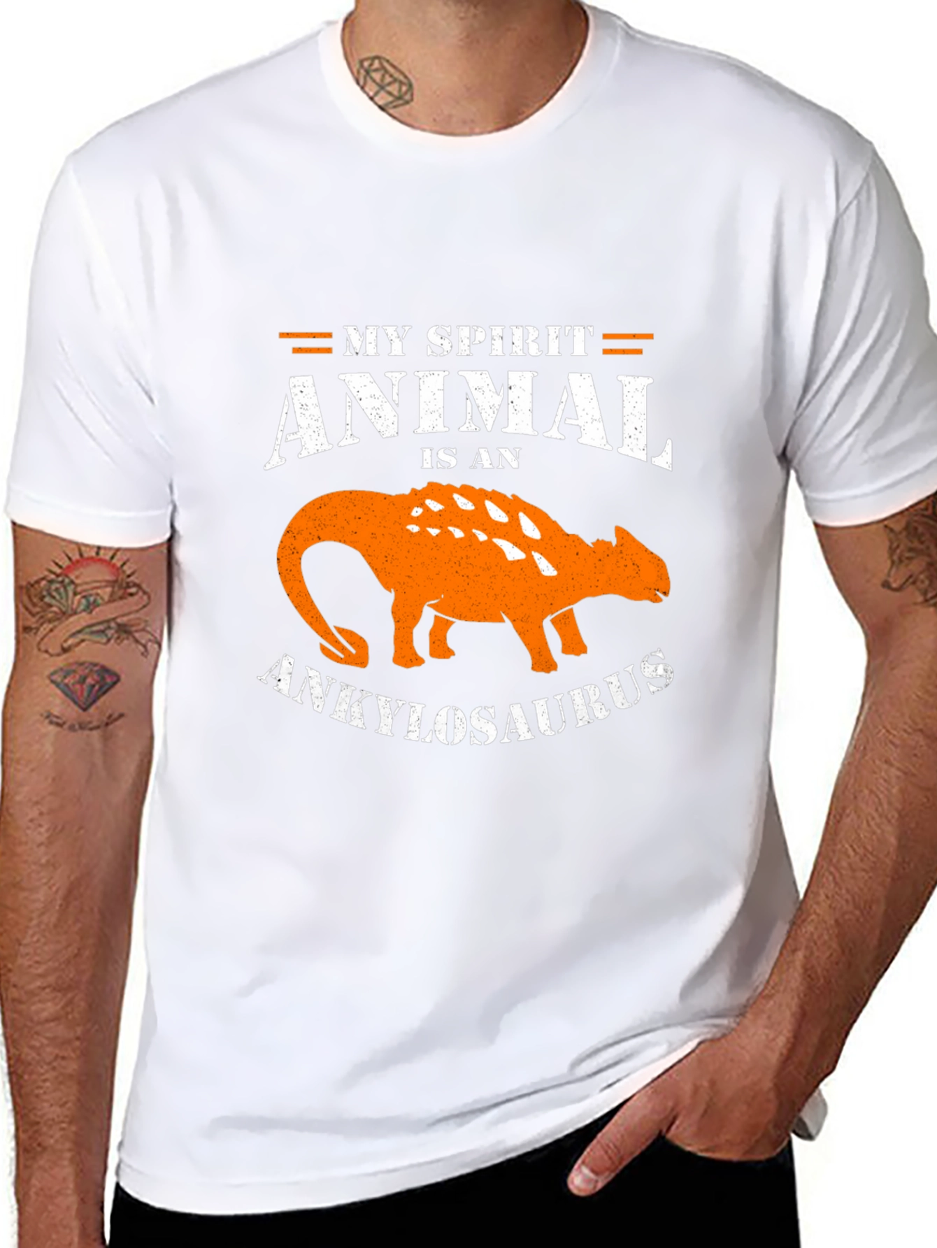 Ankylosaurus Spirit Animal Graphic T-Shirt