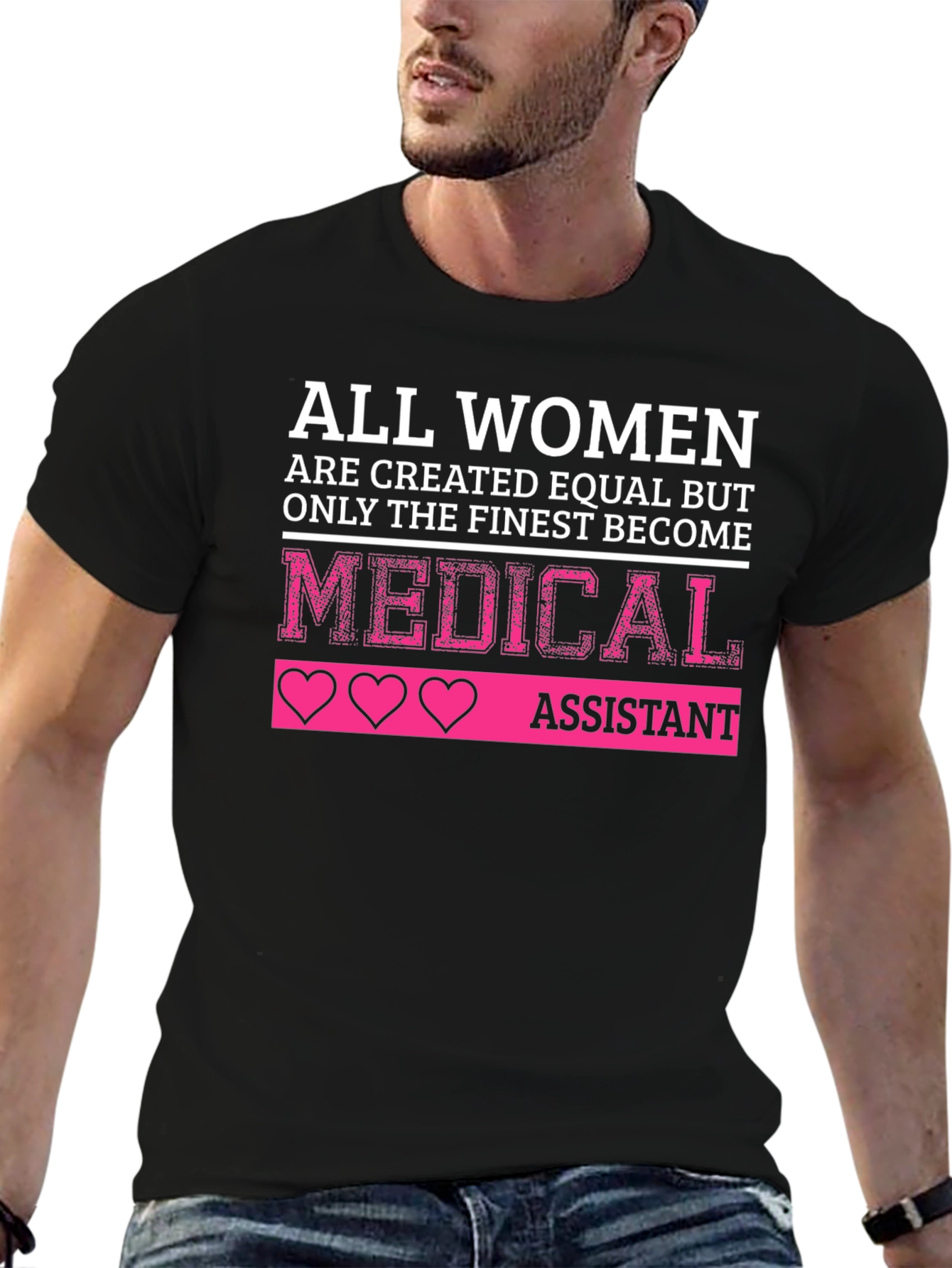 Finest Women Medical Assistant Black T-Shirt