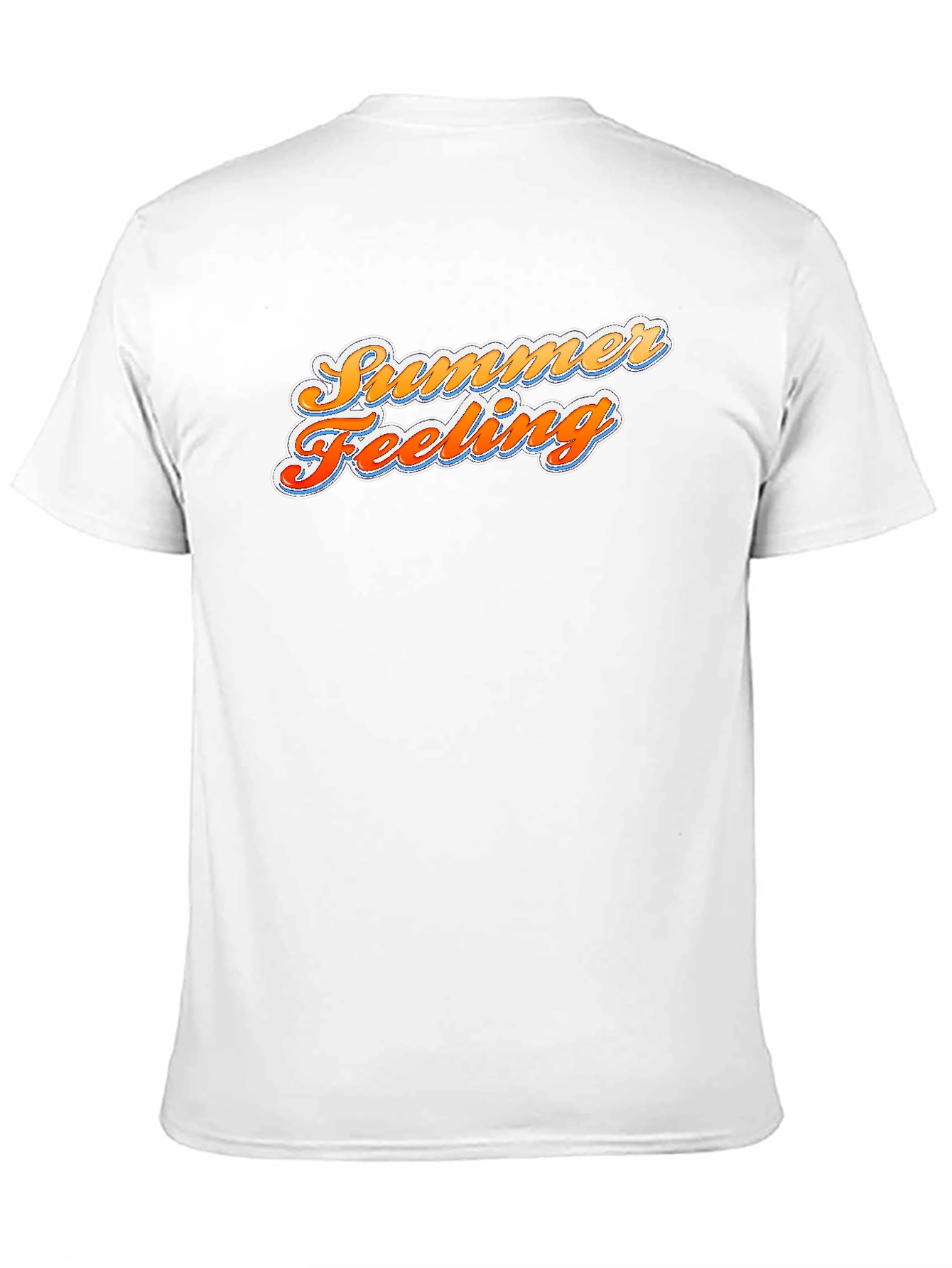 Summer Feeling Black T-Shirt
