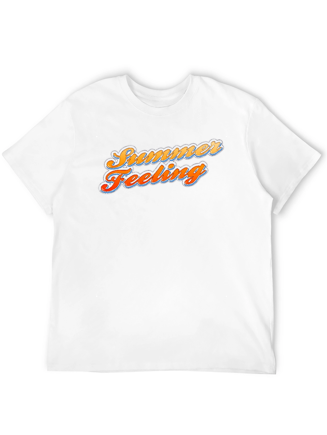 Summer Feeling Black T-Shirt