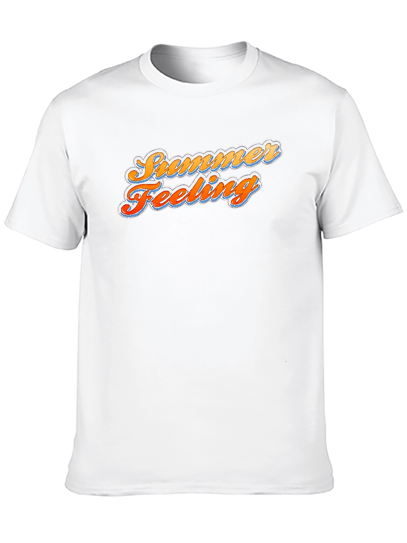 Summer Feeling Black T-Shirt