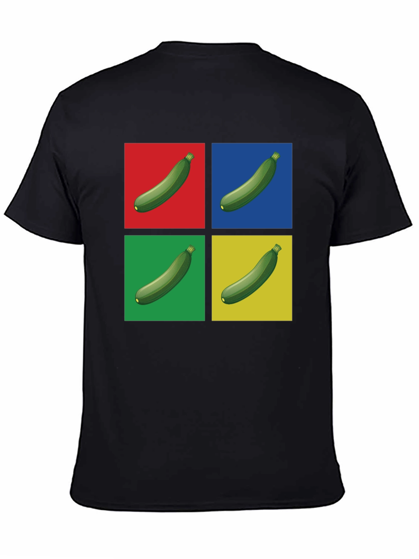 Zucchini Pop Art T-Shirt - Quirky Graphic Tee