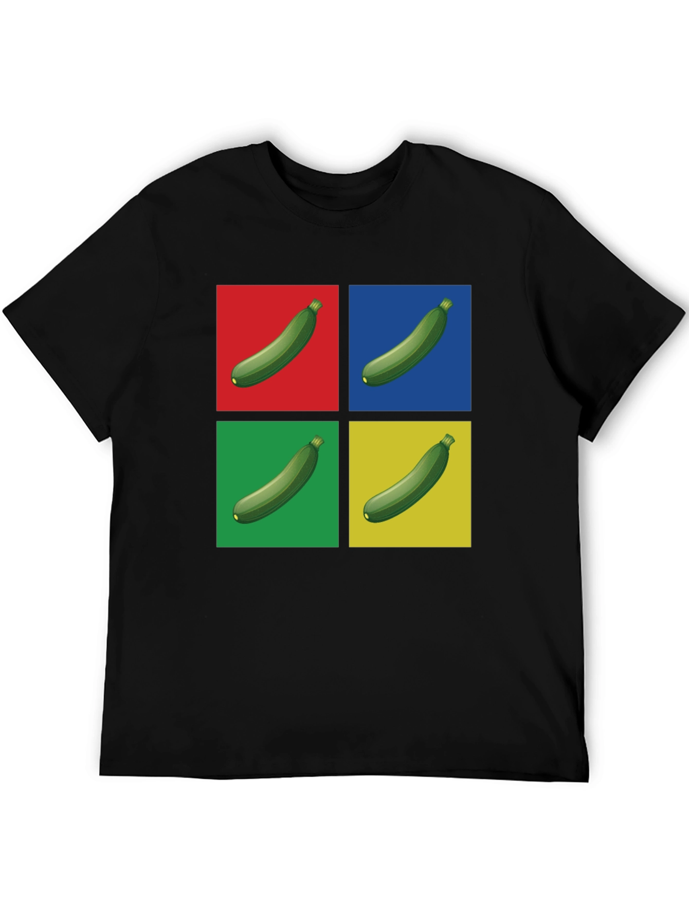 Zucchini Pop Art T-Shirt - Quirky Graphic Tee