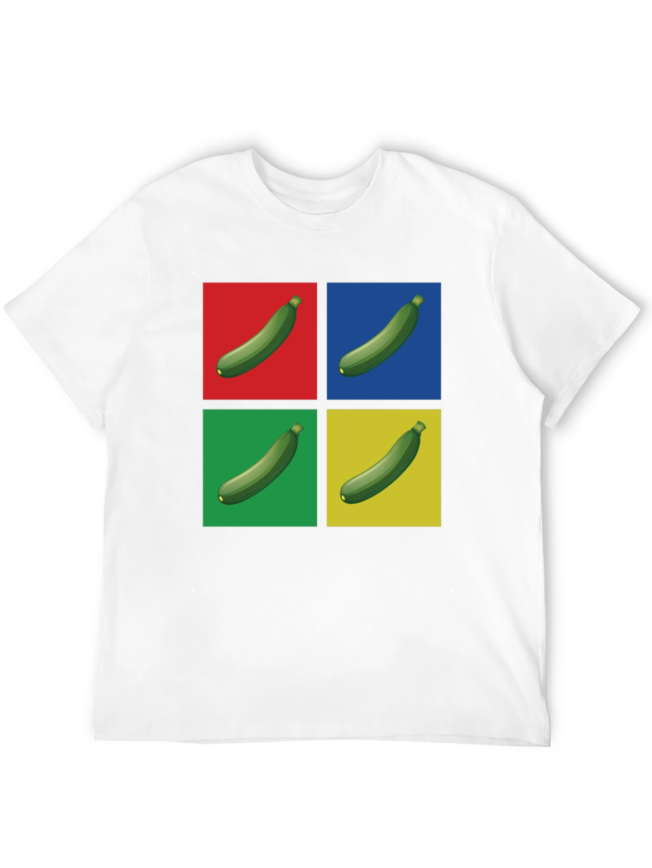Zucchini Pop Art T-Shirt - Quirky Graphic Tee