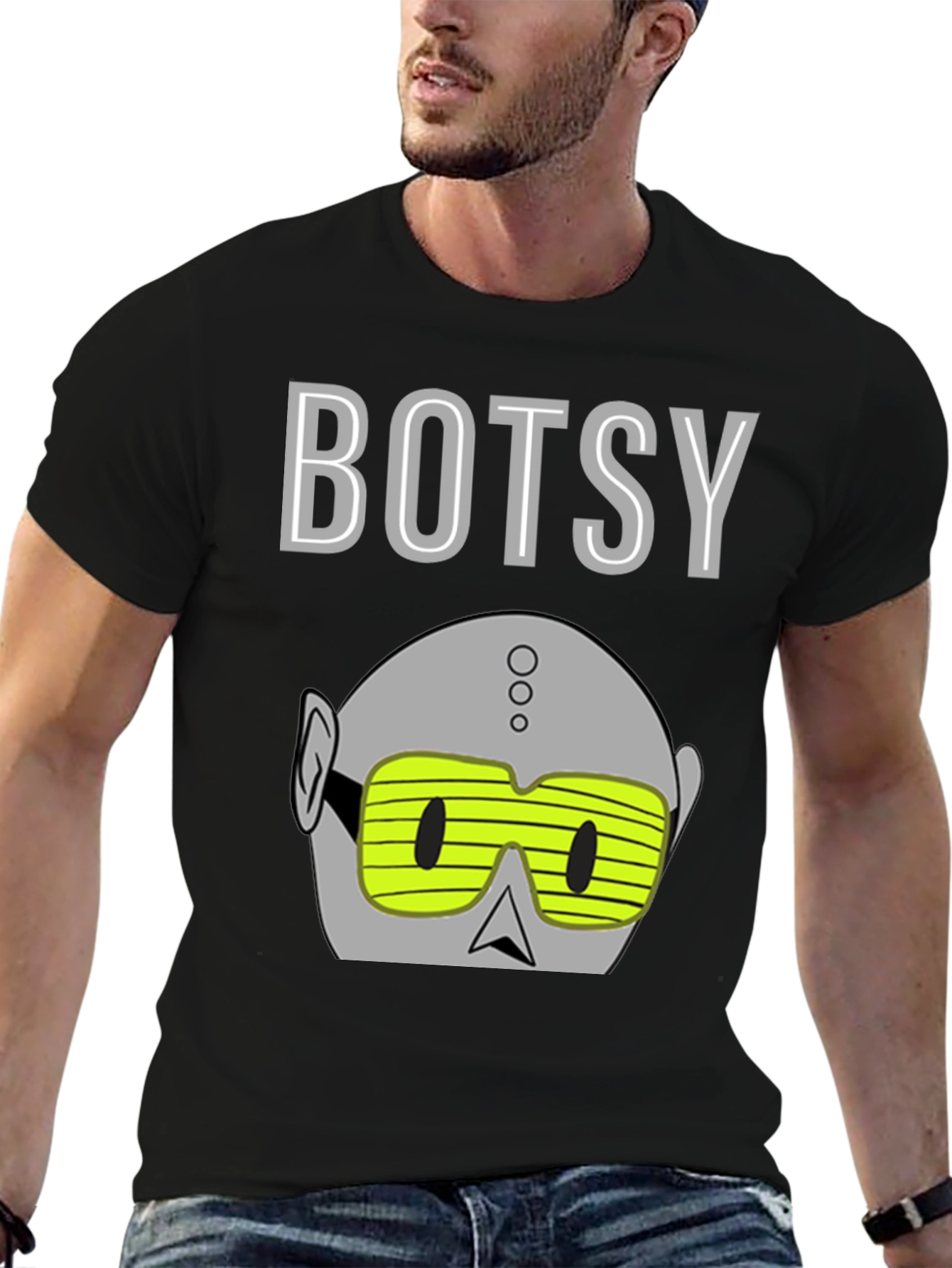 Botsy Graphic Tee - Unique Robot Design