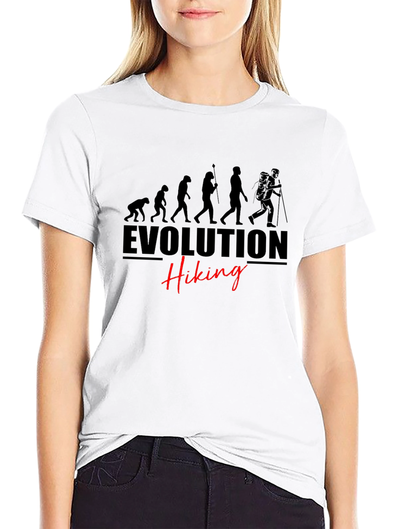 Evolution Hiking T-Shirt: Adventure Ready