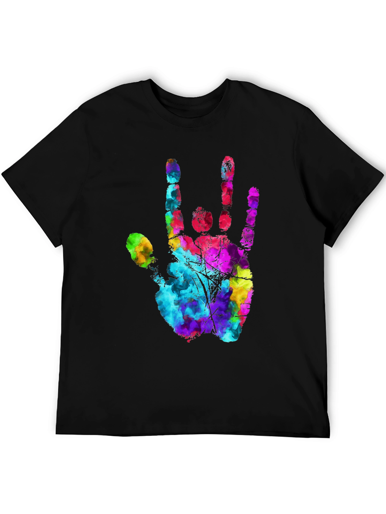 I Love You Hand Sign Black T-Shirt