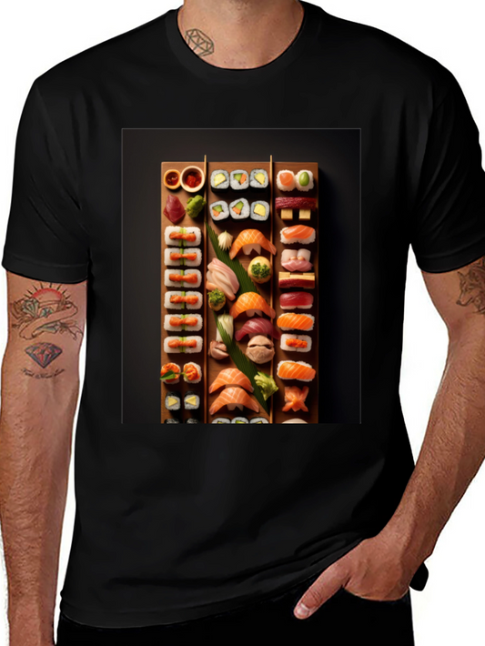 Sushi Platter Graphic T-Shirt - Foodie Fashion