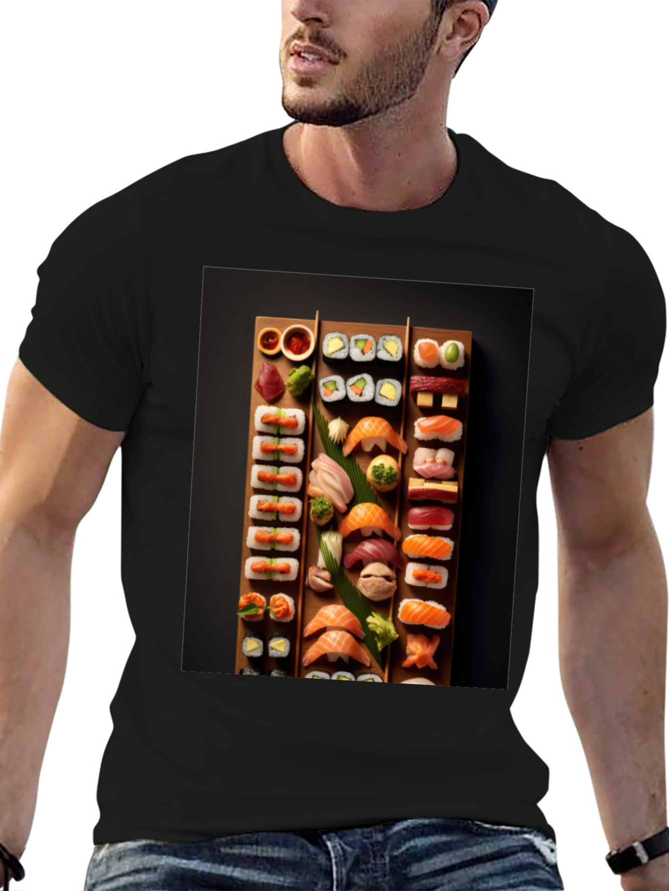 Sushi Platter Graphic T-Shirt - Foodie Fashion