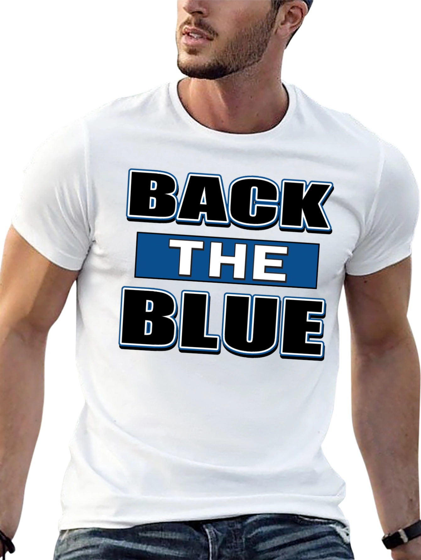 Back the Blue Black T-Shirt