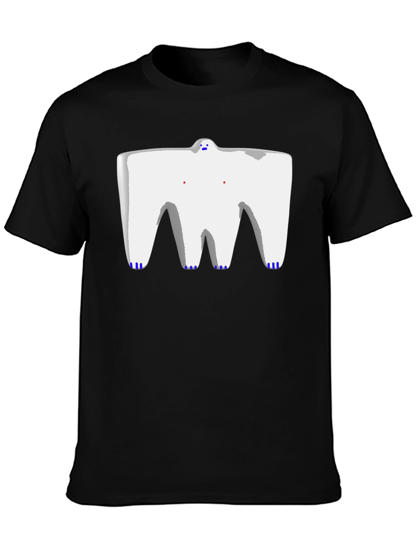 Abstract Figure Graphic T-Shirt