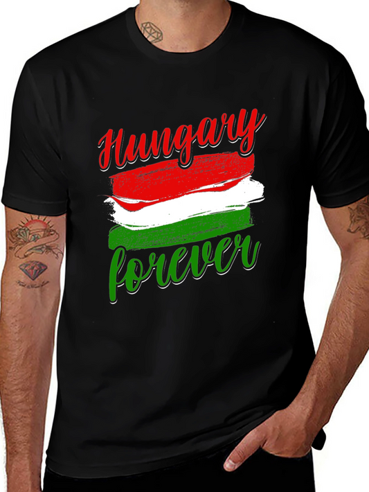 Hungary Forever T-Shirt - Red White Green Flag Tee