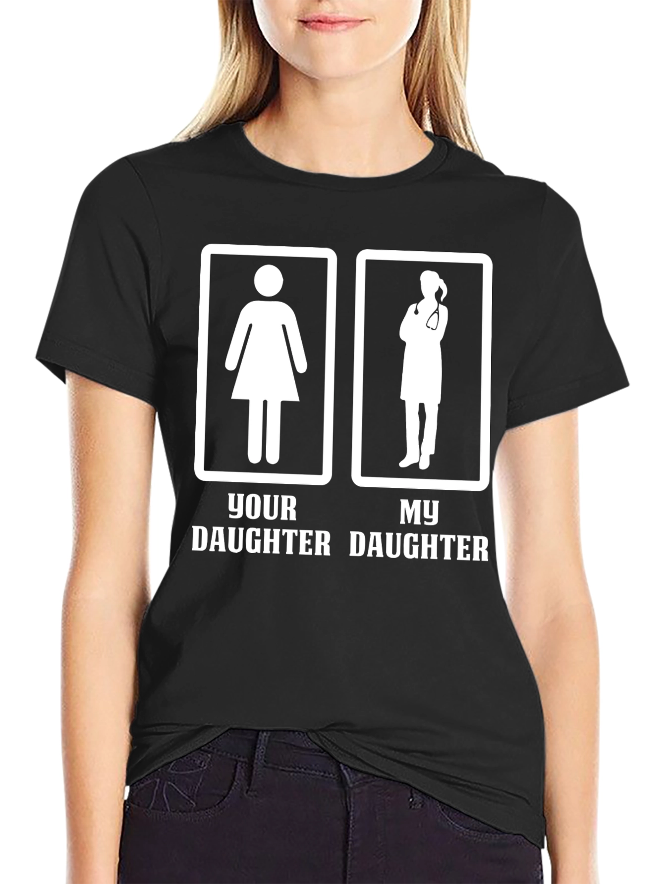 My Daughter Doctor T-Shirt Funny Proud Parent Tee