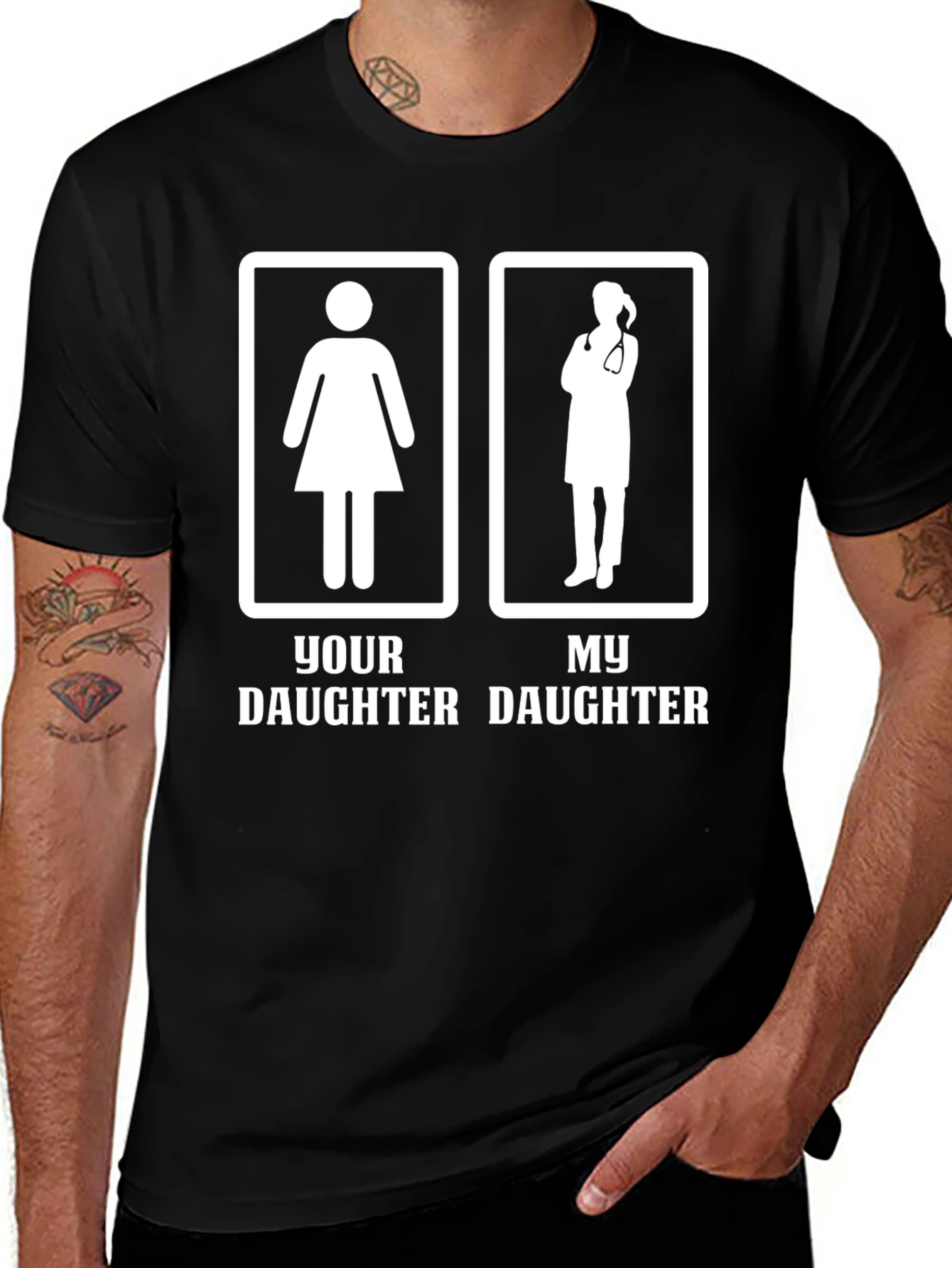 My Daughter Doctor T-Shirt Funny Proud Parent Tee