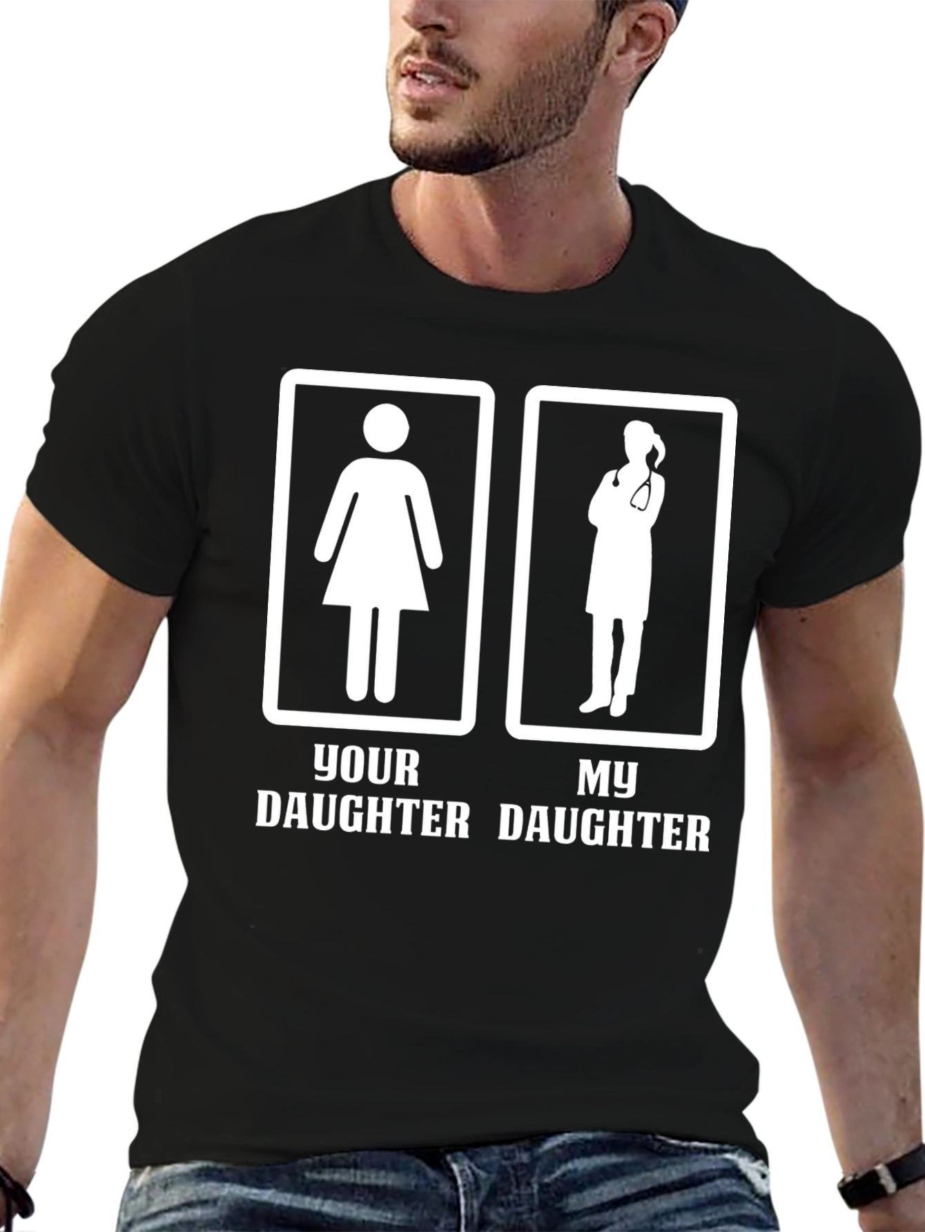 My Daughter Doctor T-Shirt Funny Proud Parent Tee
