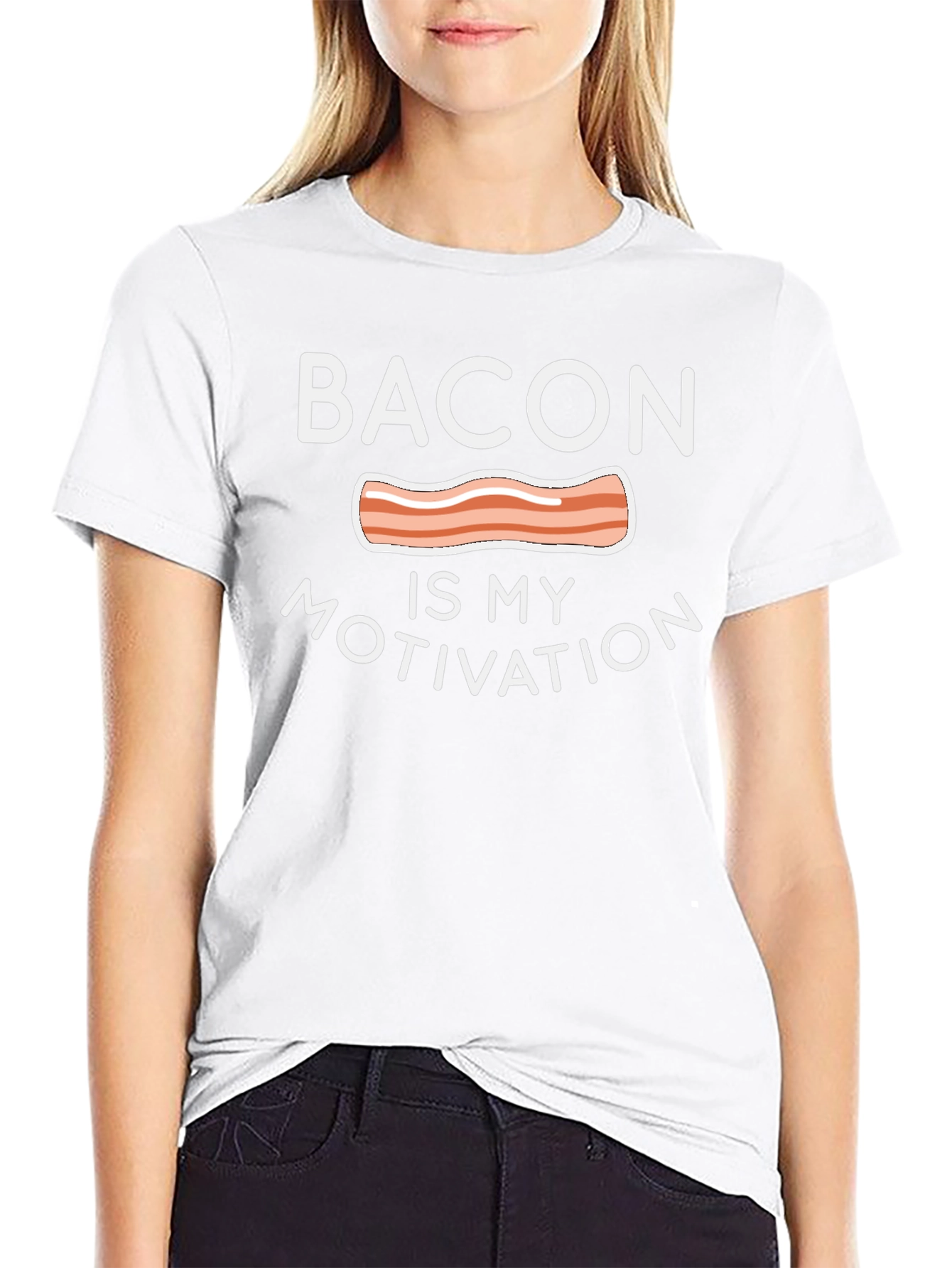 Bacon Is My Motivation Graphic T-Shirt