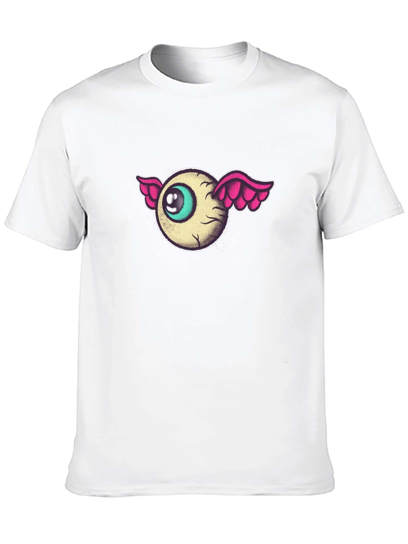 Eye With Wings Graphic Black T-Shirt
