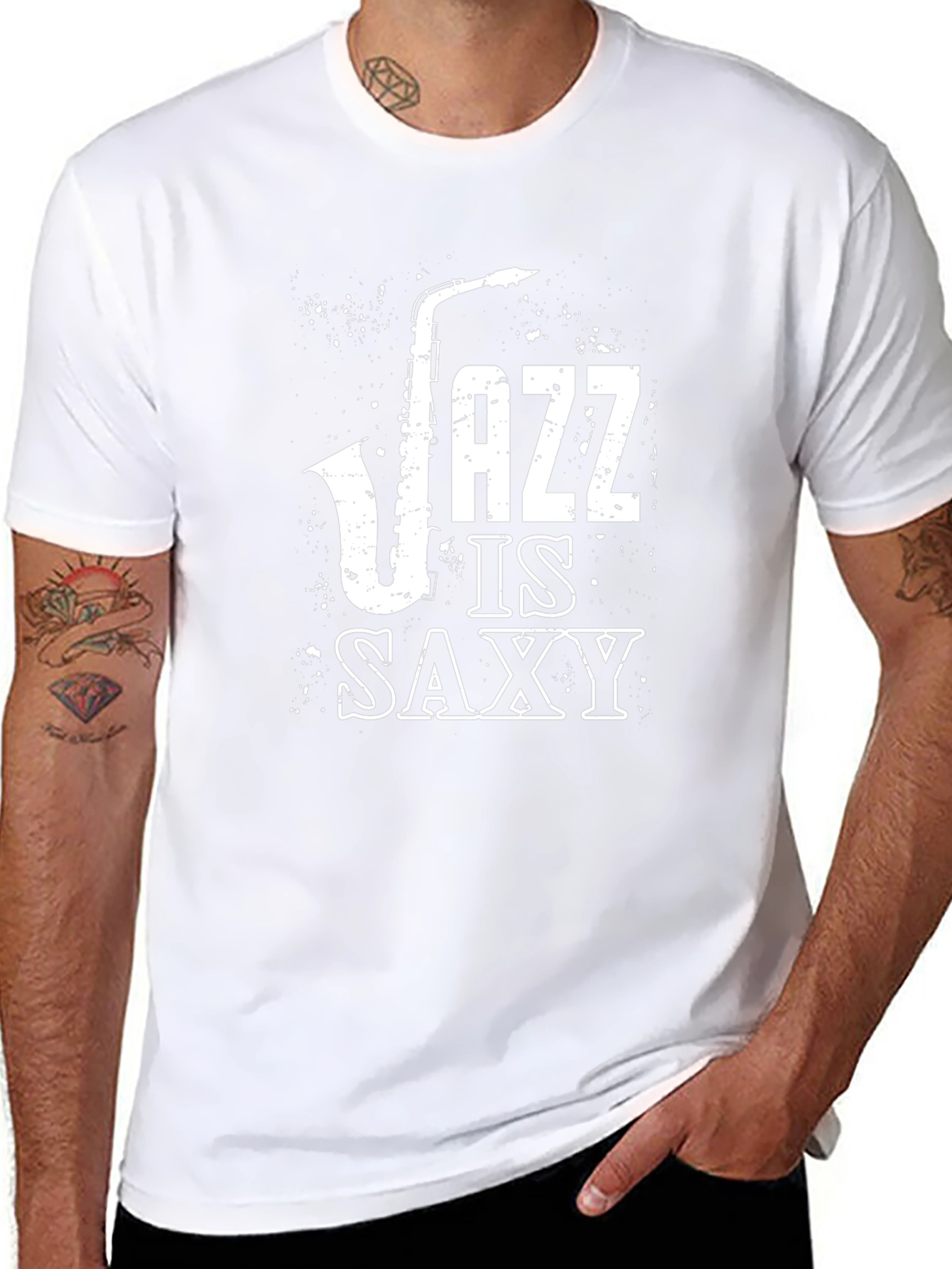 Jazz Is Saxy T-Shirt - Black