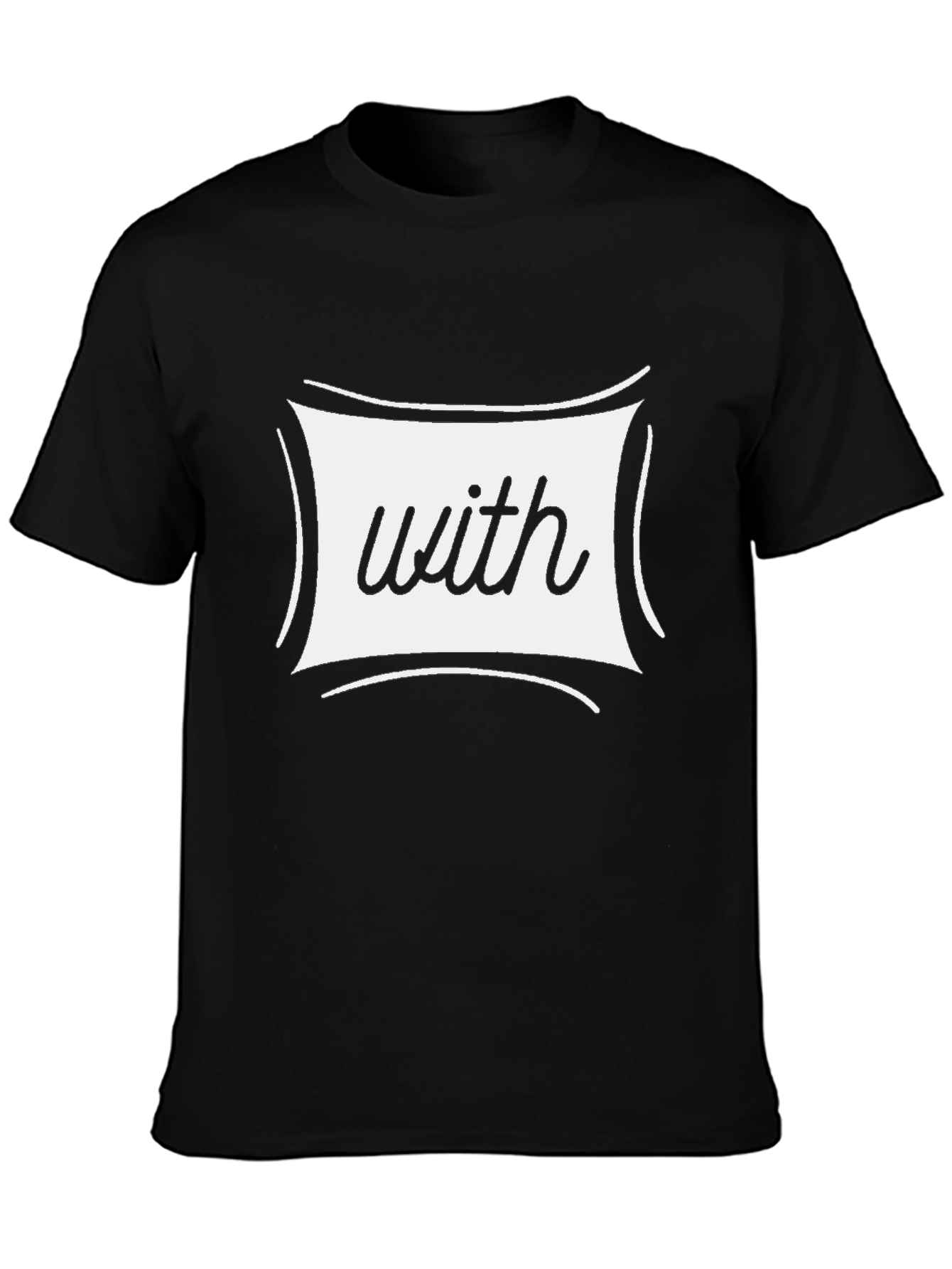 Black T-Shirt With with Graphic