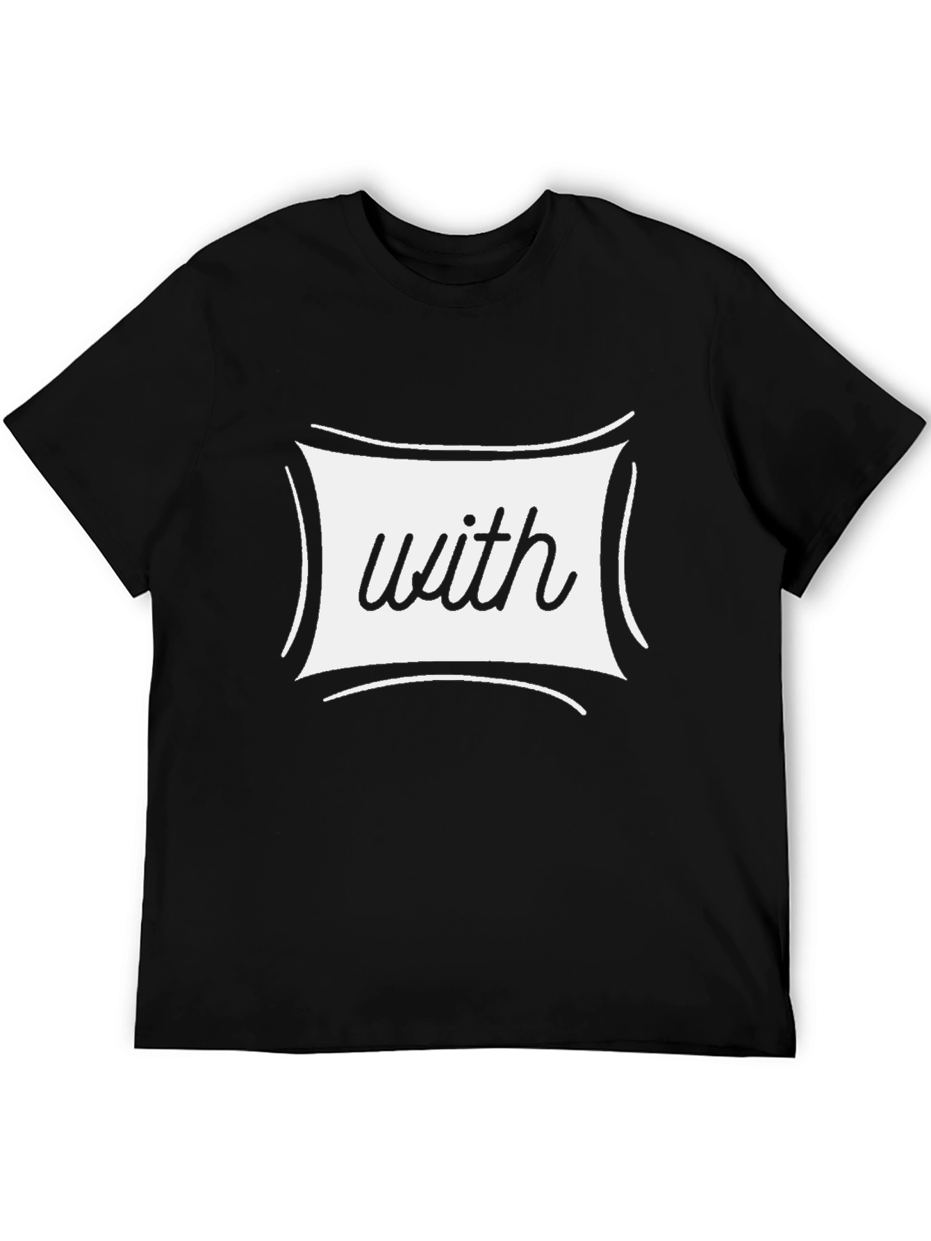 Black T-Shirt With with Graphic