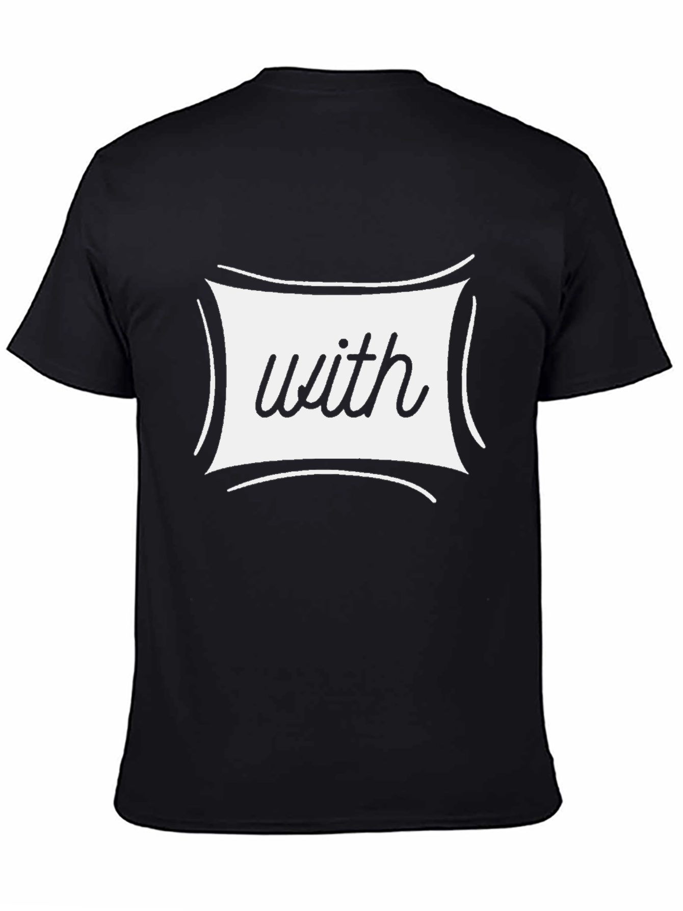 Black T-Shirt With with Graphic