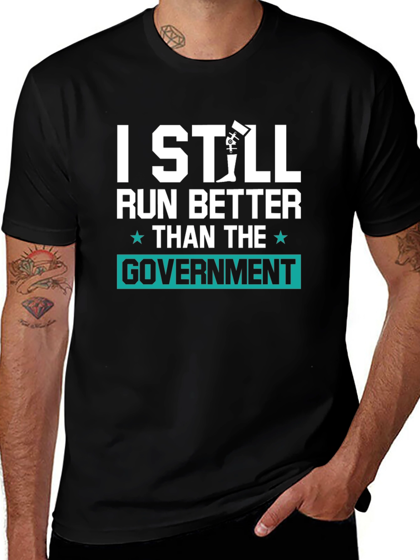 I Still Run Better Than The Government Tee